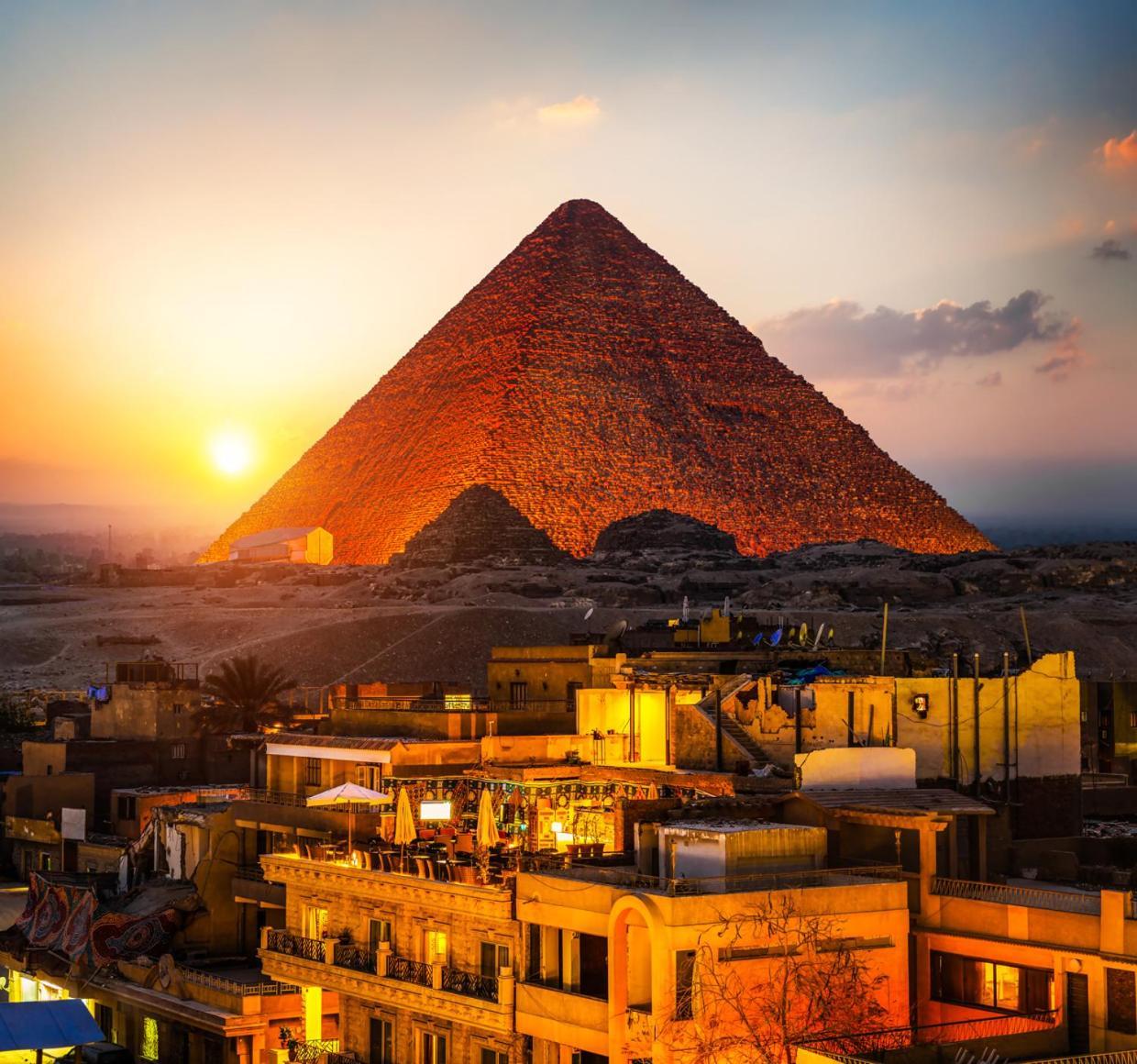 Alaa Eldein Pyramids Lights Hotell Kafret el-Gabal Eksteriør bilde
